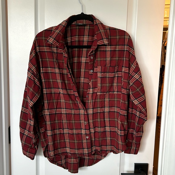 Vici plaid button down-6 - Picture 1 of 3